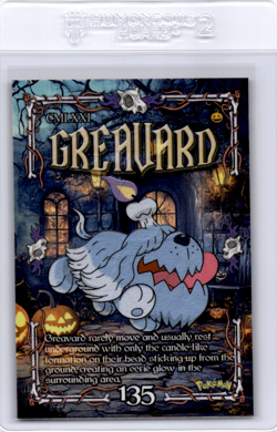 Greavard Peruvian Halloween Pokemon card - Image 1