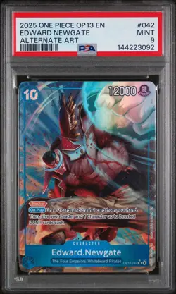 2025 One Piece OP 13 EN Edward Newgate AA PSA Mint 9 - Image 3