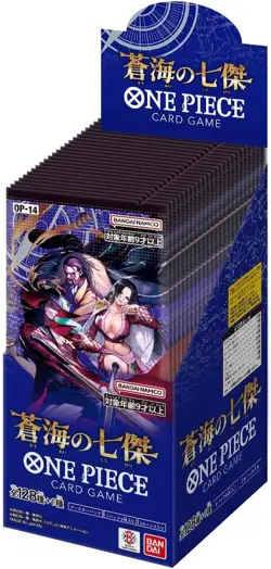 One Piece Card Game OP-14 Booster Box The Azure Sea’s Sealed Japanese US SELLER - Image 1