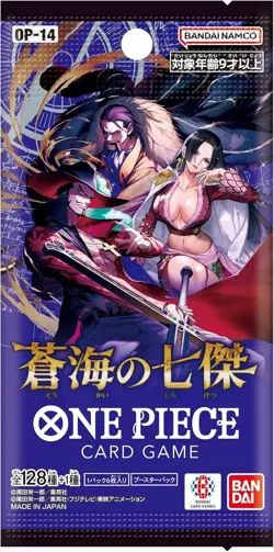 One Piece Card Game OP-14 Booster Box The Azure Sea’s Sealed Japanese US SELLER - Image 2