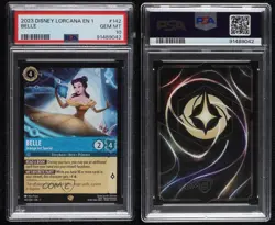 2023 Disney Lorcana The First Chapter 1 Belle - Strange but Special #142 PSA 10 - Image 3