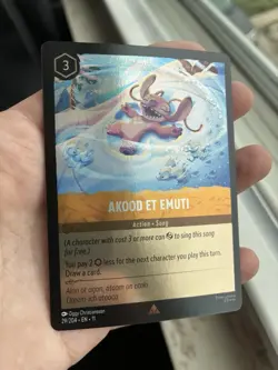 Akood Et Emuti - Disney Lorcana Winterspell - 29/204 Foil Rare From Lilo & Stich - Image 4