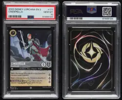 2023 Disney Lorcana - Rise of the Floodborn 2 Cinderella Stouthearted PSA 10 - Image 3