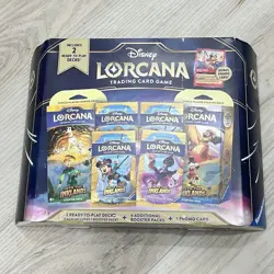 Disney Lorcana Costco Inklands Bundle Box Pirate Mickey Foil Promo New Lot Of 4! - Image 2