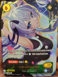 Oshi Push Hakushika Iori Secret Agent Upgrade Unserialized KAMI Misprint Debut - Image 1