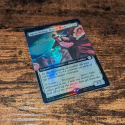 TMNT MTG Agent Bishop, Man In Black 0258 Extended Art Foil Legendary Creature - Image 2