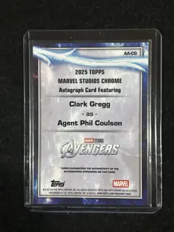 2025 Topps Chrome Marvel Studios Clark Gregg as Agent Phil Coulson Auto #AA-CG - Image 4
