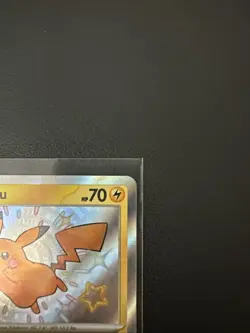 Pokemon Pikachu TCG Paldean Fates Holo Card 131/091 Shiny Rare Baby Shiny - Image 3