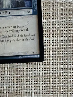 Decipher The Lord of the Rings TCG Legolas Son Of Thranduil Rare Card 3P121 - Image 3