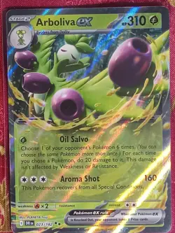 Hologram Foil Rare Arbolive Ex 023/182 Destined Rivals pokemon TCG Card - Image 1