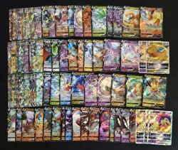 100 Lot All RR RRR Pokemon Chinese Card Rare Flareon Leafeon Sylveon A3 FI38 - Image 1