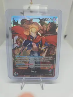 One Piece Card Game TCG Lucy OP15-002 Alt Art Leader M/NM Condition - Image 1