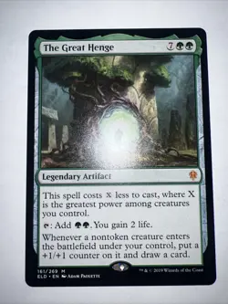 Magic the Gathering the Great Henge Throne of Eldraine Card 161/269 Regular LP - Image 1
