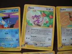 Pokemon 12 Card Aquapolis E-Reader Lot - Lightly Played - Image 4