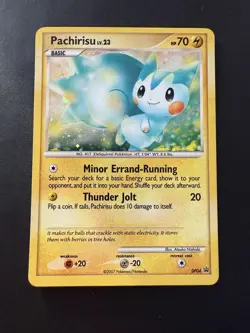 Pokemon TCG Diamond and Pearl Pachirisu Rare Holo Promo Card DP04 NM - Image 1