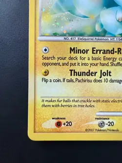 Pokemon TCG Diamond and Pearl Pachirisu Rare Holo Promo Card DP04 NM - Image 5