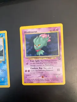 Lot of *3* Pokemon Black Star Promo Cards: Misdreavus•Togepi•Marill (LP) - Image 4