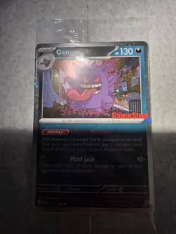 Pokemon Gengar Promo Holo Card GameStop PSA 10 Contender w/ DOUBLE SWIRL 🌀🌀 - Image 2