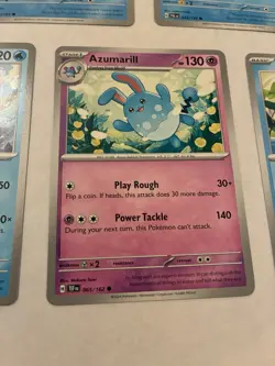 Lot Of 7 Marill and Azumarill Pokemon Cards - Image 2