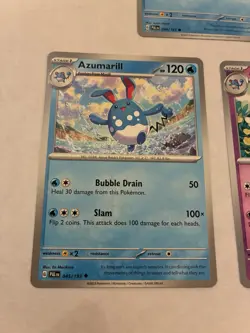 Lot Of 7 Marill and Azumarill Pokemon Cards - Image 3