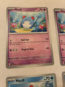 Lot Of 7 Marill and Azumarill Pokemon Cards - Image 5