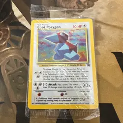 Pokemon - Cool Porygon Holo - Black Star Promo card - SEALED in original plastic - Image 1