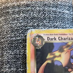 Pokemon Dark Charizard Team Rocket Rare 80 HP 21/82 English Card - Image 2