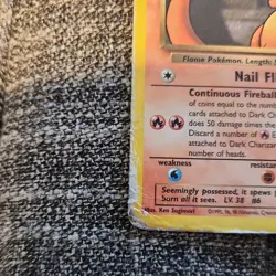 Pokemon Dark Charizard Team Rocket Rare 80 HP 21/82 English Card - Image 5