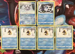 Glalie Snorunt Pokemon Card Lot 6x Brilliant Stars Secret Wonders LP/NM - Image 1