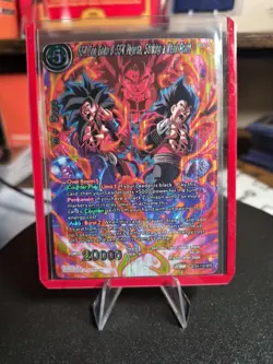 Dragon Ball Super Card Game SS4 Son Goku & SS4 Vegeta, Striking a Weak Point... - Image 1