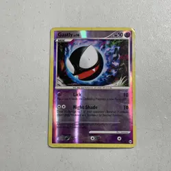 Pokemon TCG 2009 Arceus Card -- Gastly 36/99 Reverse Holo - Image 1