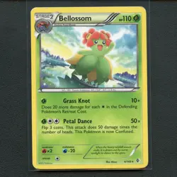 Pokemon TCG Bellossom 4/149 BW Boundaries Crossed Regular Rare Card EN-MP 2012 - Image 1