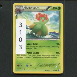 Pokemon TCG Bellossom 4/149 BW Boundaries Crossed Regular Rare Card EN-MP 2012 - Image 3