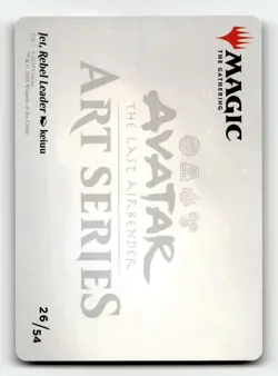 Jet, Rebel Leader Art Card 26 S Art Series: Avatar: The Last Airbender - Image 2