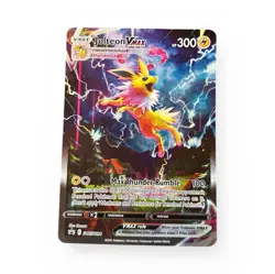 Jolteon V SWSH183 Sword & Shield Promo Holo Pokemon TCG Card English Jumbo Card - Image 1