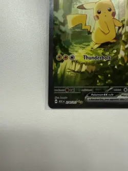 Pokemon Pikachu EX Holo Rare Thunderbolt 200 HP Card 276/217 ASC Set - Image 3