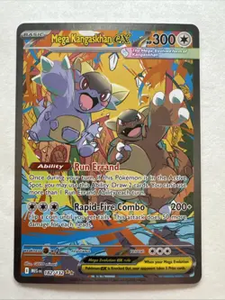 Pokemon TCG Mega Kangaskhan EX 182/132 Me01: Mega Evolution SIR Card - Image 1