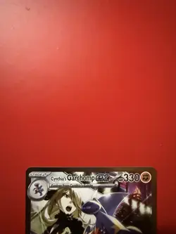 Pokemon TCG Destined Rivals Cynthia's Garchomp EX Holo Card 232/182 Sir - Image 3