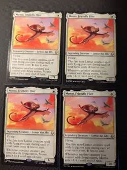 4x Momo, Friendly Flier Avatar: The Last Airbender mtg x4 playset NM - Image 1