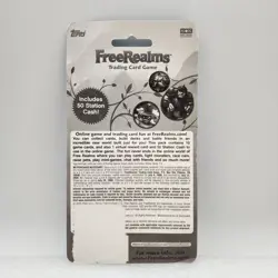 Free Realms Topps Trading Card Game Booster Pack TCG FreeRealms - SEALED - Image 2