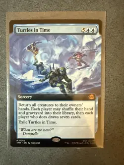 Turtles in Time - Extended Art TMT NM MTG - Image 1