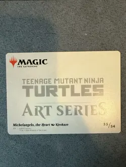 MTG TMNT ART SERIES 35/54 Michelangelo, The Heart - Image 2