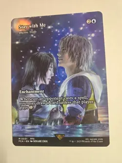Stay with Me - Rhystic Study (Showcase) Final Fantasy: Through the Ages Regular - Image 1