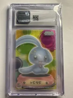 Manaphy DP prism ZUKAN Clear Carddass Pokemon Card CGC 9 Special Card - Image 2