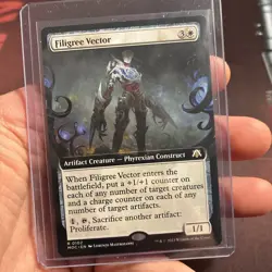 Filigree Vector (Extended Art) Commander: March of the Machine Regular - Image 1