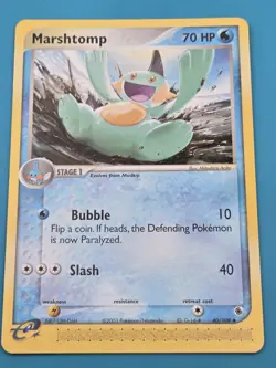 Marshtomp 40/109 Ruby and Sapphire Pokemon TCG NM - Image 1