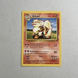 Pokemon TCG 1999 WOTC German Base Set Card -- Arkani Arcanine 23/102 - Image 1