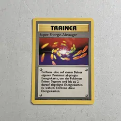 Pokemon TCG 1999 WOTC German Base Set Card Trainer Super Energie-Absauger 79/102 - Image 1