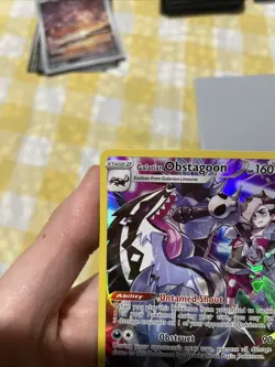 Galarian Obstagoon TG10/TG30 ULTRA RARE Astral Radiance Trainer Gallery Pokemon - Image 2