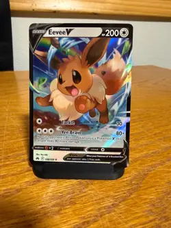 Pokemon Crown Zenith, Eevee V #108 Ultra Rare Holo (NM) - Image 1